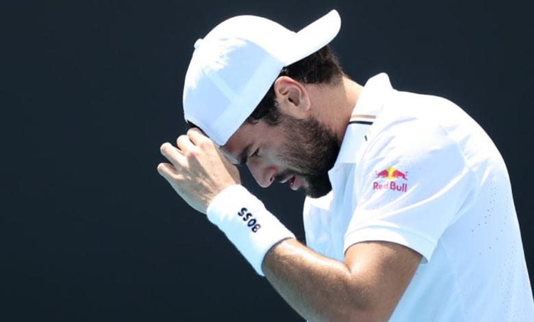 Matteo Berrettini Withdraws from Australian Open, Stefanos Tsitsipas Clash Cancelled