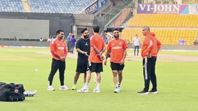 Rishabh Pant Makes Brief Appearance at Training With India Squad In Bengaluru